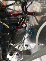 Oil cooler,lines, n control cable firewall pass thru