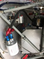 Remote oil filter n back of oil cooler
